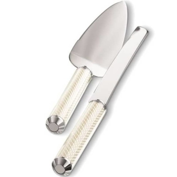 Lenox Dining Lenox Pearl Wedding Cake Server And Knife Jubilee